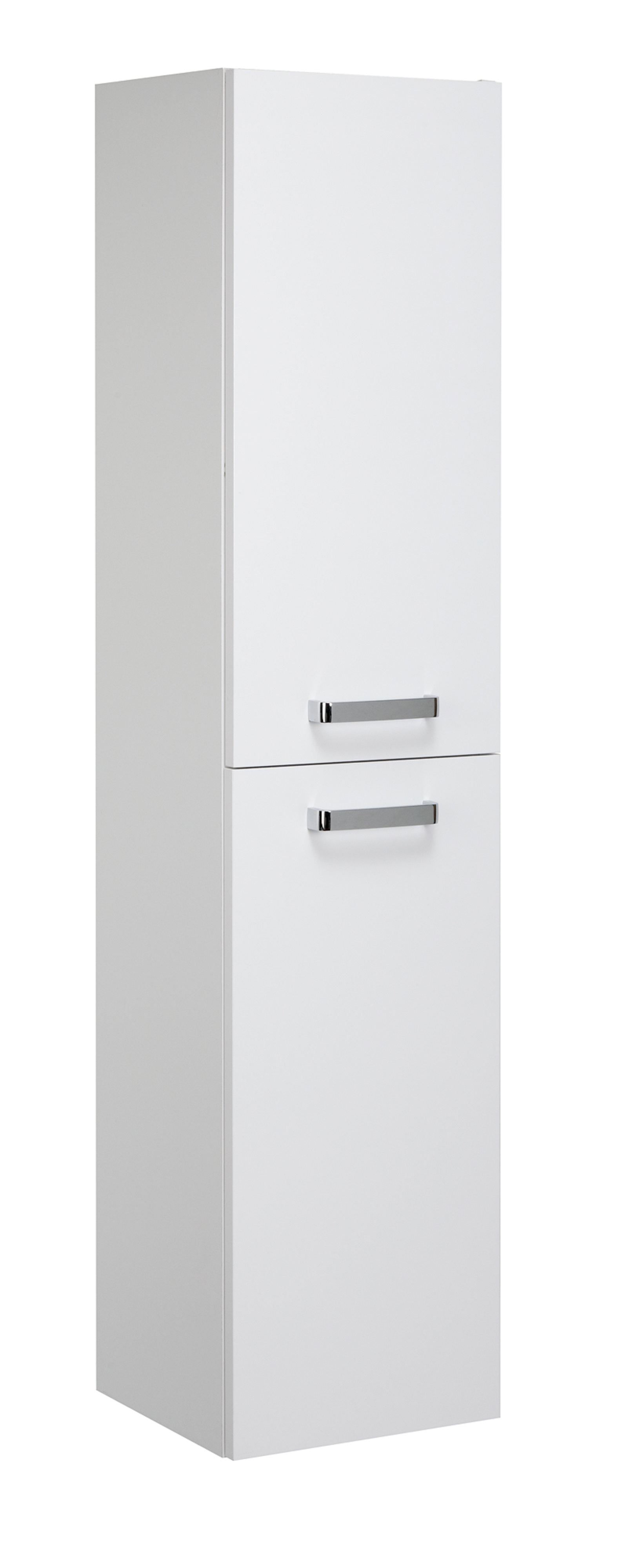 Astor Toscania szafka boczna 130 cm wysoka stojąca biały połysk AM-TOC-132-00 - Wysyłka w 24h