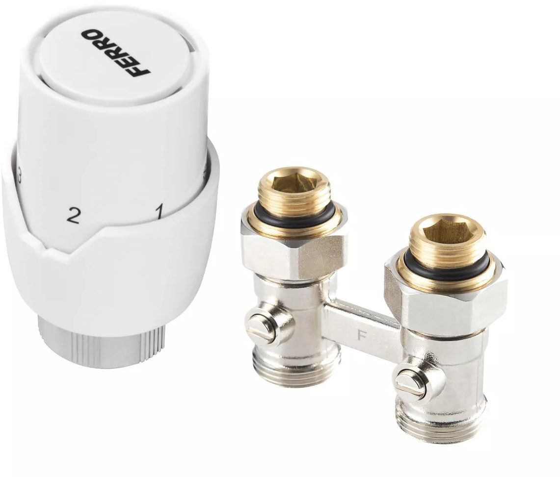 Ferro zestaw termostatyczny biały ZTV20