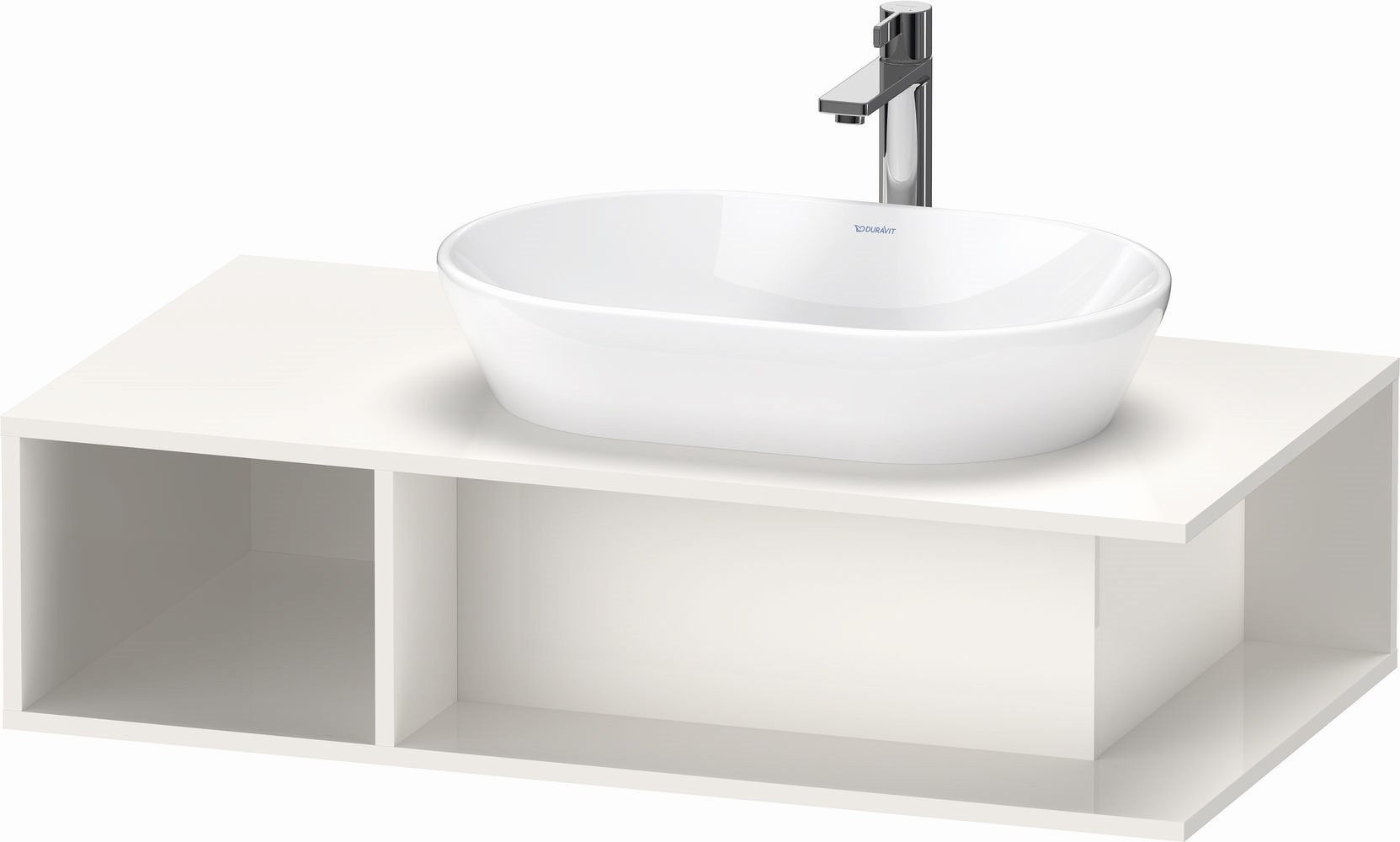 Duravit D-Neo szafka 100 cm podumywalkowa wisząca biały wysoki połysk DE495902222