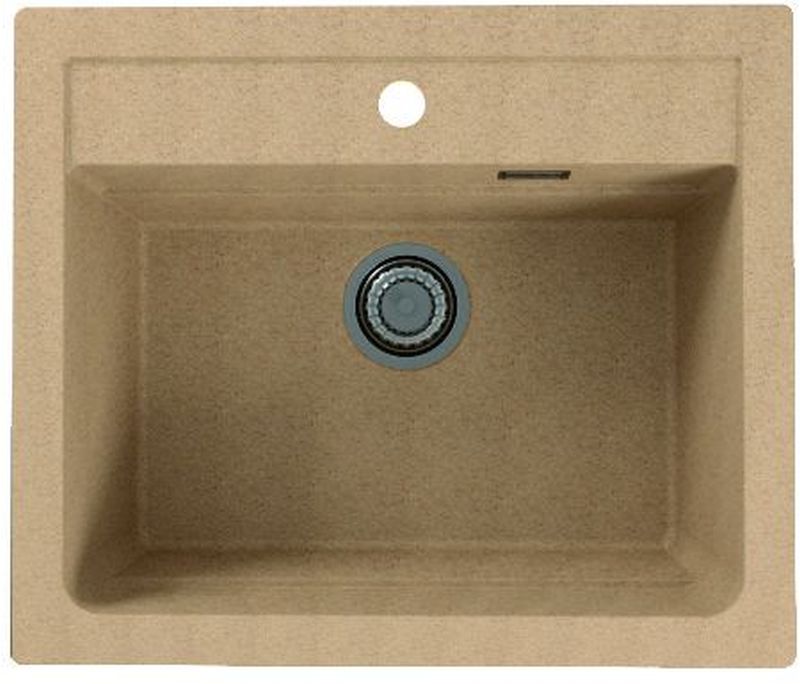Alveus Atrox zlewozmywak granitowy 59x50 cm beżowy 1131994