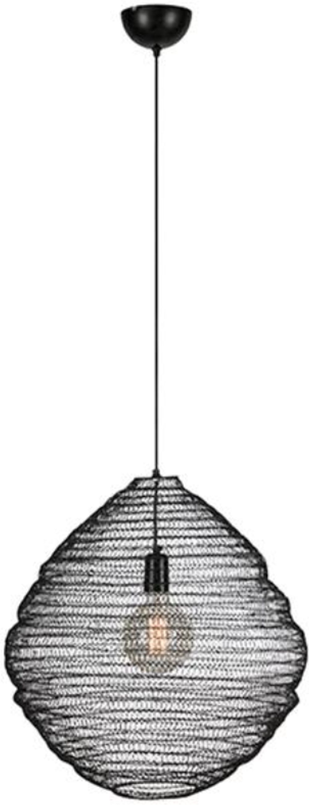 Markslöjd Tazza lampa wisząca 1x40W czarna 108772