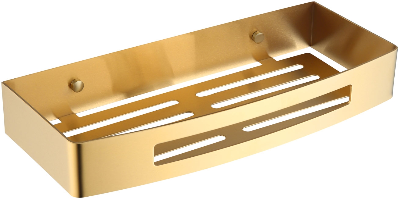 Omnires Uni koszyk łazienkowy złoty szczotkowany UN10331GLB - Wysyłka w 24h