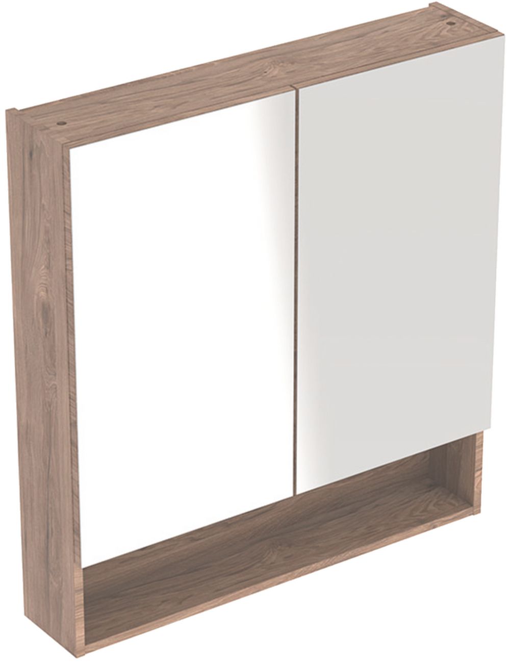 Geberit Selnova Square szafka 80 cm lustrzana wisząca orzech włoski hickory 501.270.00.1 - Wysyłka w 24h