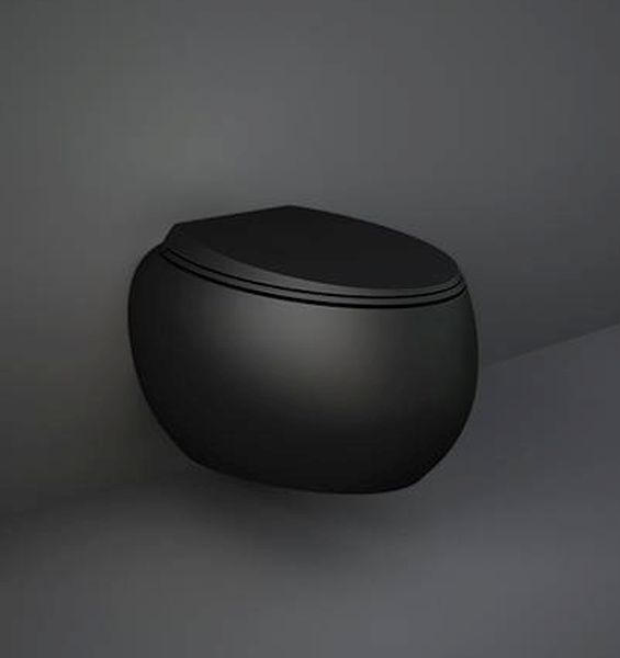 Rak Ceramics Cloud deska sedesowa wolnoopadająca czarny mat CLOSC3901504