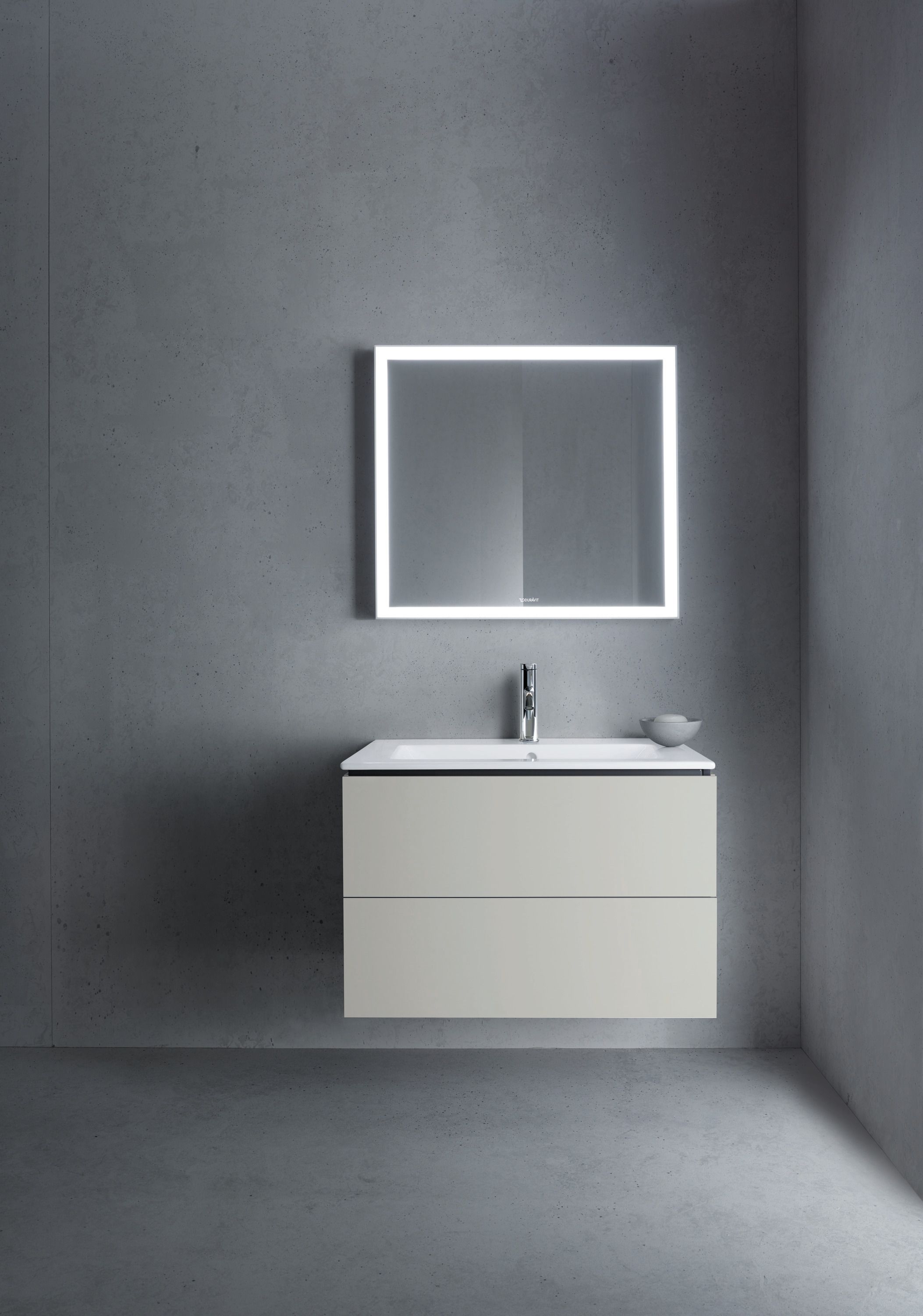 Duravit L-Cube szafka 82 cm podumywalkowa beton mat dekor LC624100707