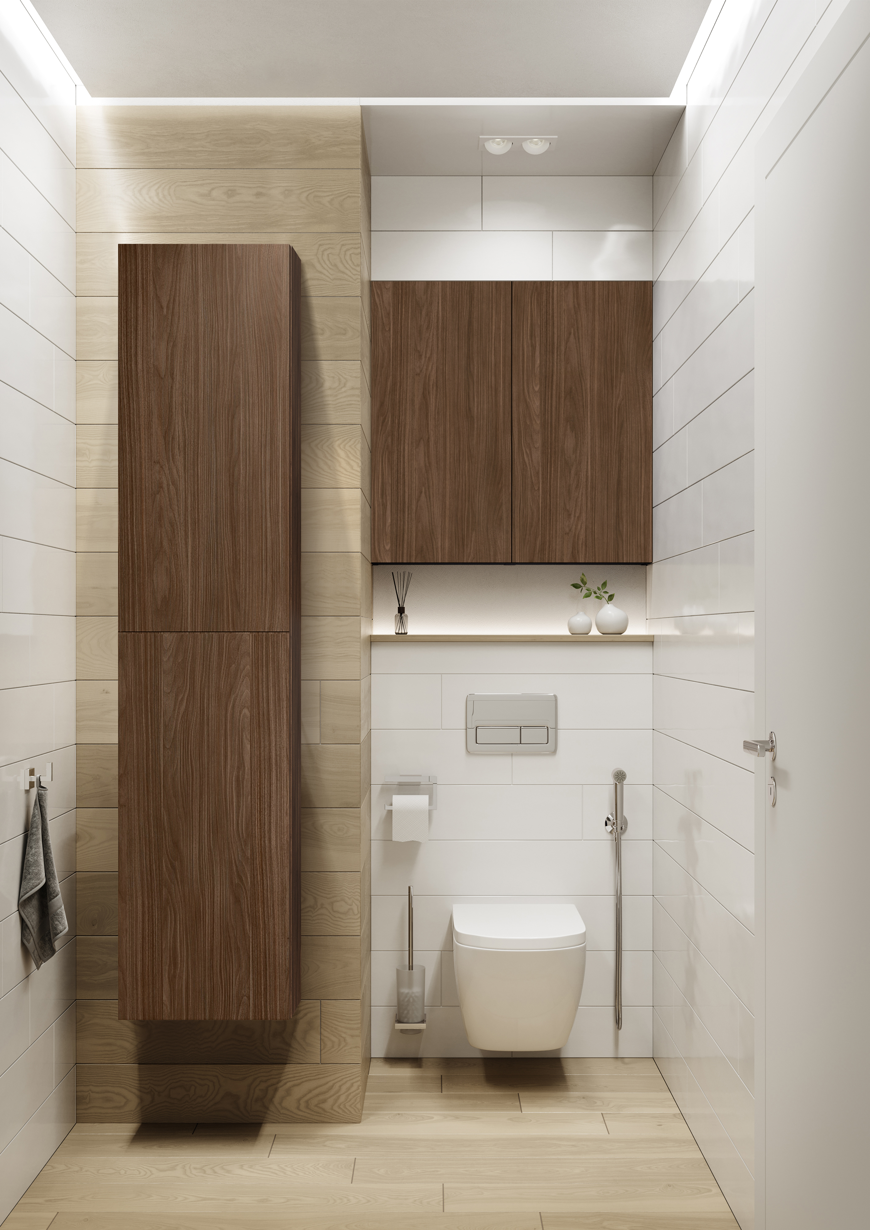 Elita For All szafka 50 cm wisząca boczna orzech lincoln RE140500067060