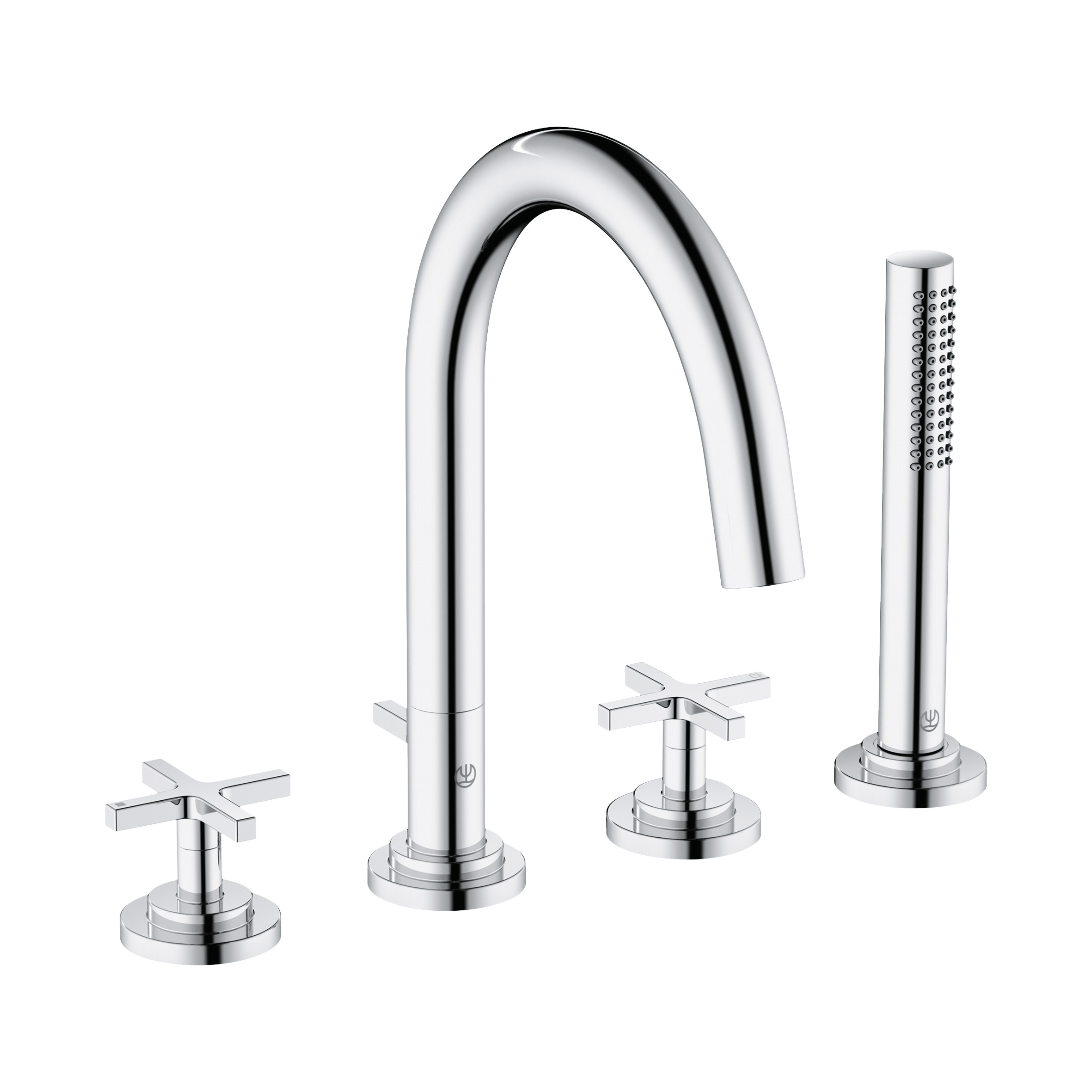 Kludi Nova Fonte bateria wannowo-prysznicowa 4-otworowa chrom 204250520