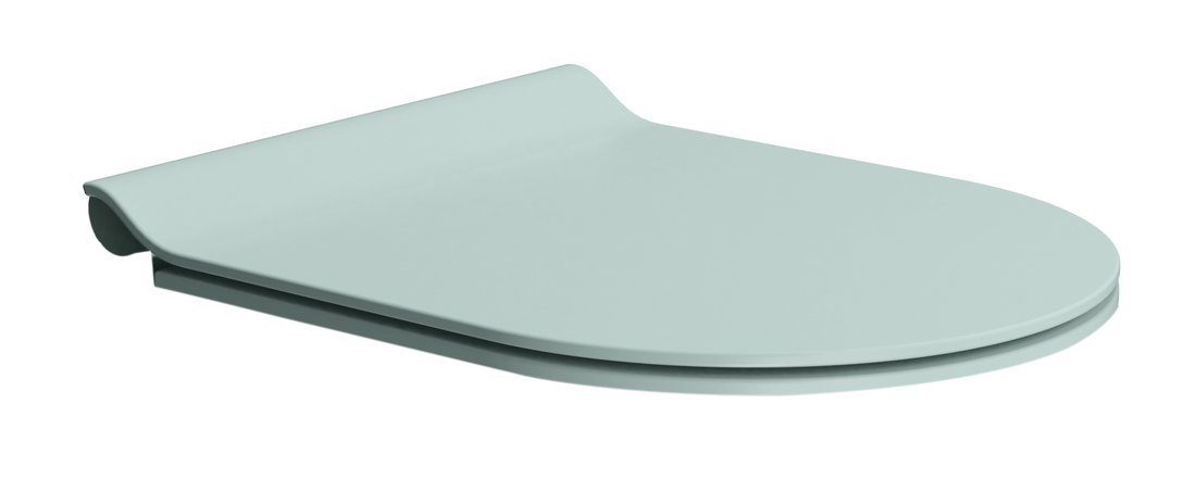 GSI Pura deska sedesowa wolnoopadająca slim ghiaccio mat/chrom MS86CSN15