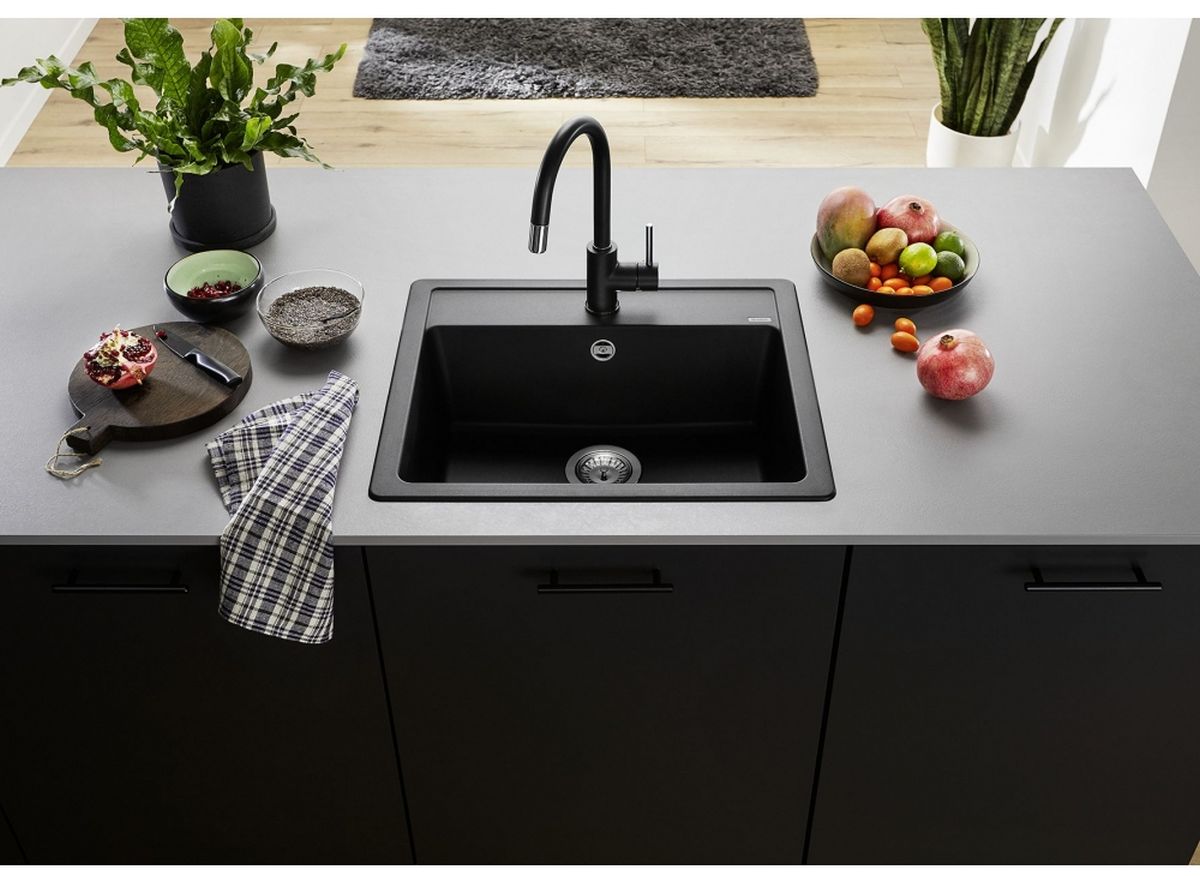 Blanco Legra 6 zlewozmywak 58,5x50 cm z Silgranit czarny 526084 - Wysyłka w 24h