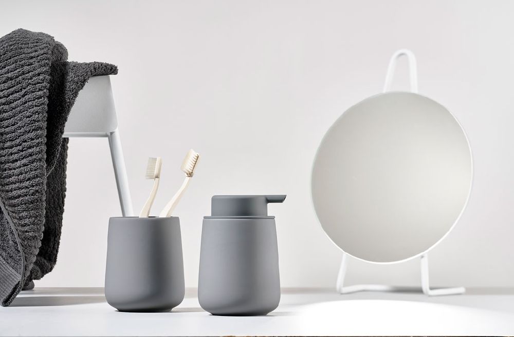 Zone Denmark Nova One kubek na szczoteczki szary 331218
