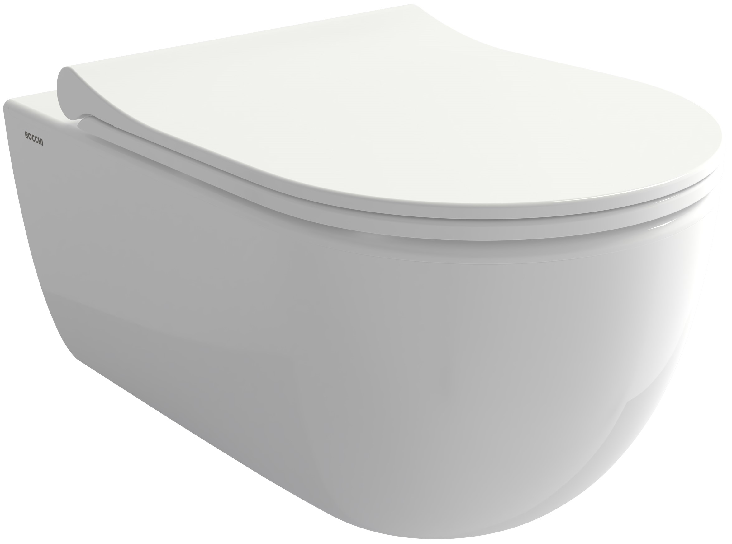 Bocchi V-Tondo miska WC wisząca bez kołnierza Clean Plus+ biały połysk 1416-001-0129 - Wysyłka w 24h