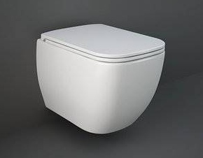 Rak Ceramics Metropolitan deska sedesowa wolnoopadająca Slim biała MESC00008