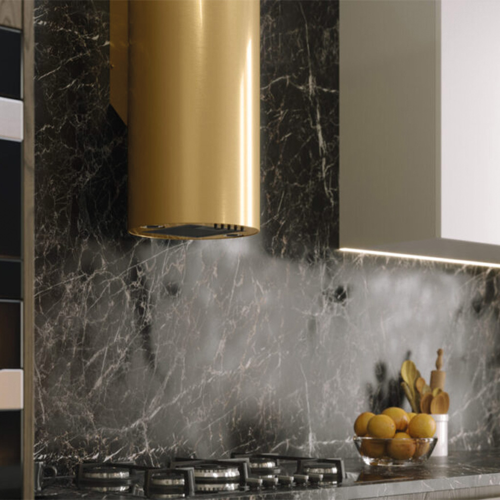 Maan Elba WPB 835 okap kuchenny 35 cm kominowy złoty połysk OELBW835I4PC.S3CZ.SA.ZL3_EO