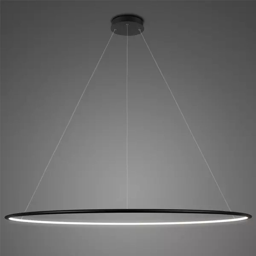 Altavola Design Ledowe Okręgi lampa wisząca 1x75W LED czarny LA073/P_200_in_4k_black