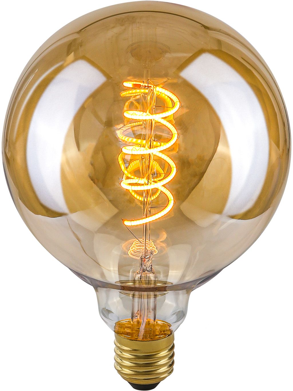 Italux Spiral Amber żarówka LED 1x4 W 2200 K E27 LDS-G125-SA G125