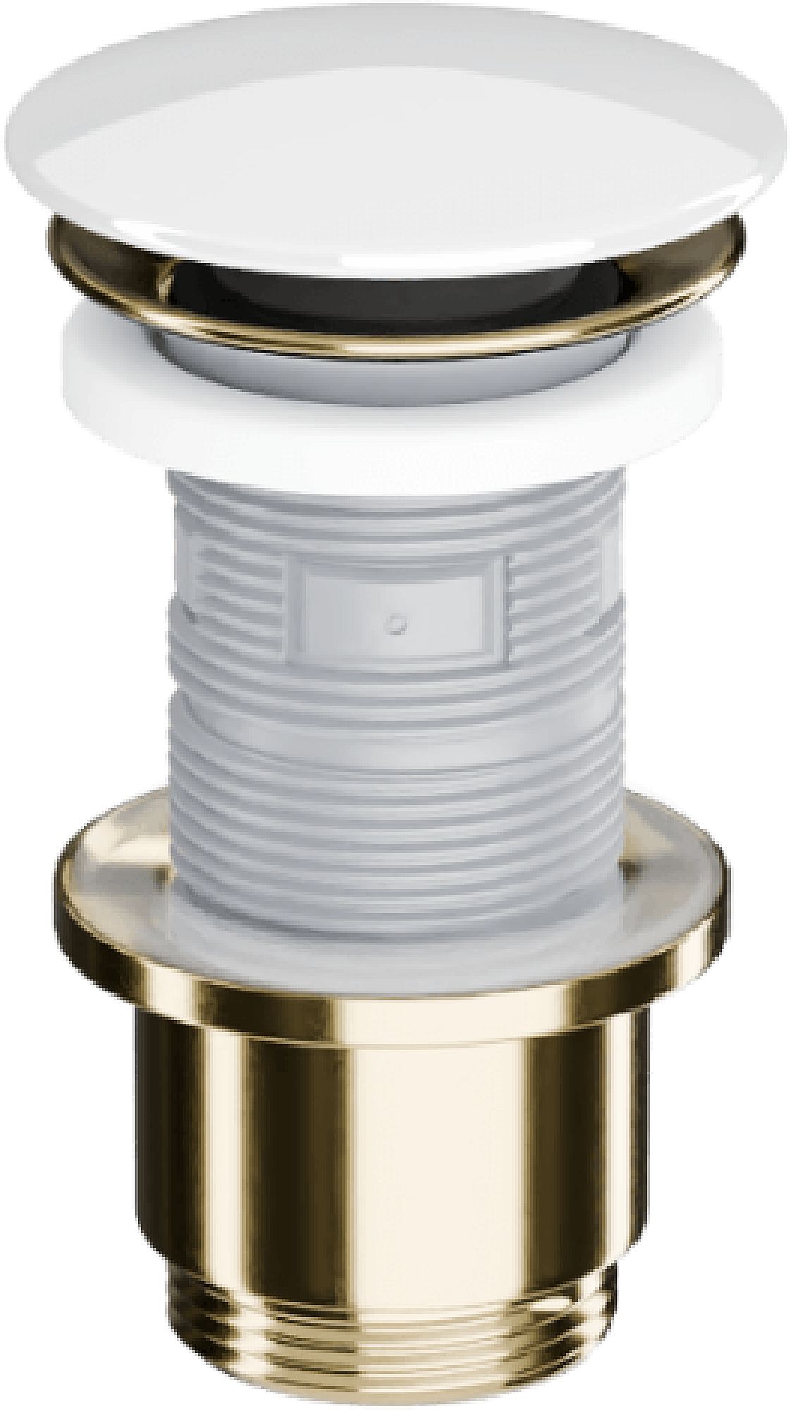 Excellent Design korek do umywalki złoty połysk/biały połysk ARIN.1485.K.01.WHGL