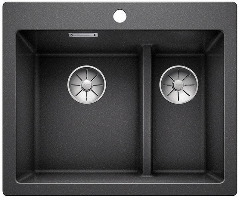 Blanco Pleon 6 Split zlewozmywak granitowy 61,5x51 cm antracyt 521689
