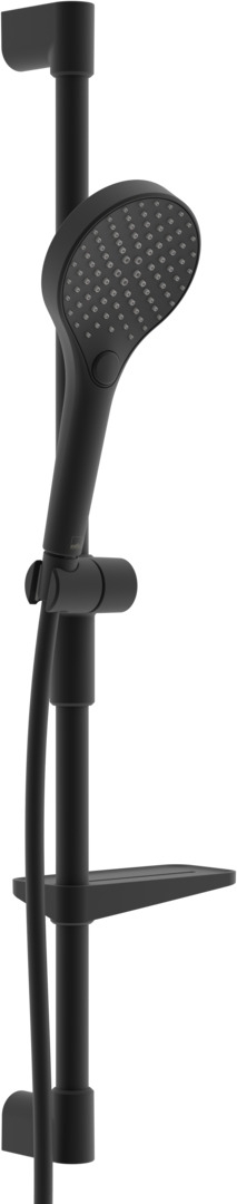 Oras Optima Style zestaw prysznicowy ścienny czarny mat 2790N-33