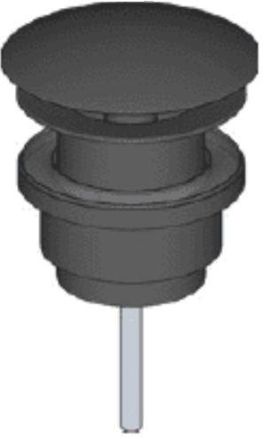 Riho korek do umywalki klik-klak czarny mat 205204