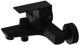 LaVita Aquila bateria wannowo-prysznicowa ścienna czarny mat