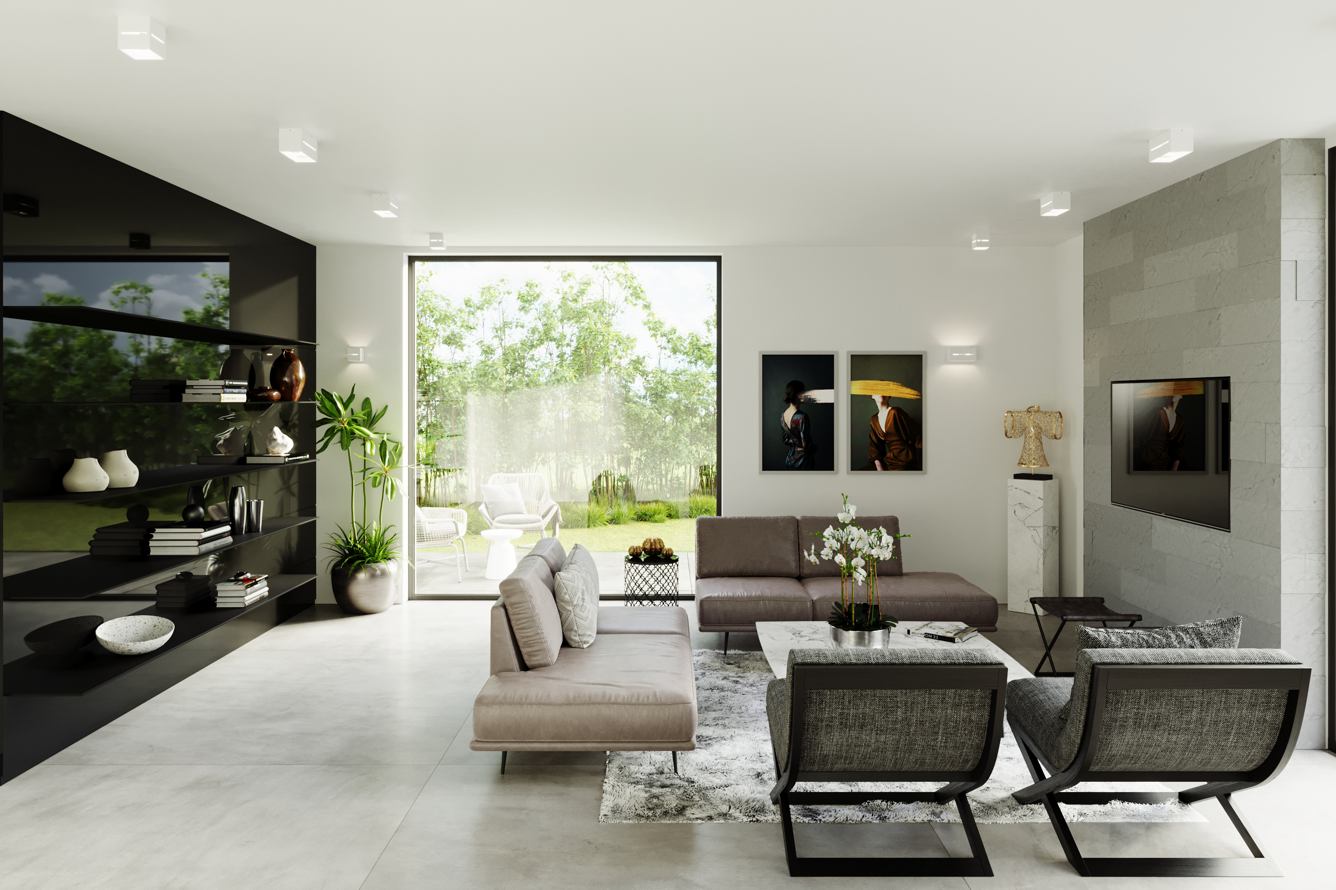 Sollux Lighting Lobo Maxi kinkiet 2x40W biały SL.0528