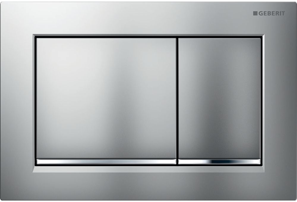 Geberit Omega20 przycisk spłukujący do WC chrom błyszczący-chrom mat 115.080.JQ.1