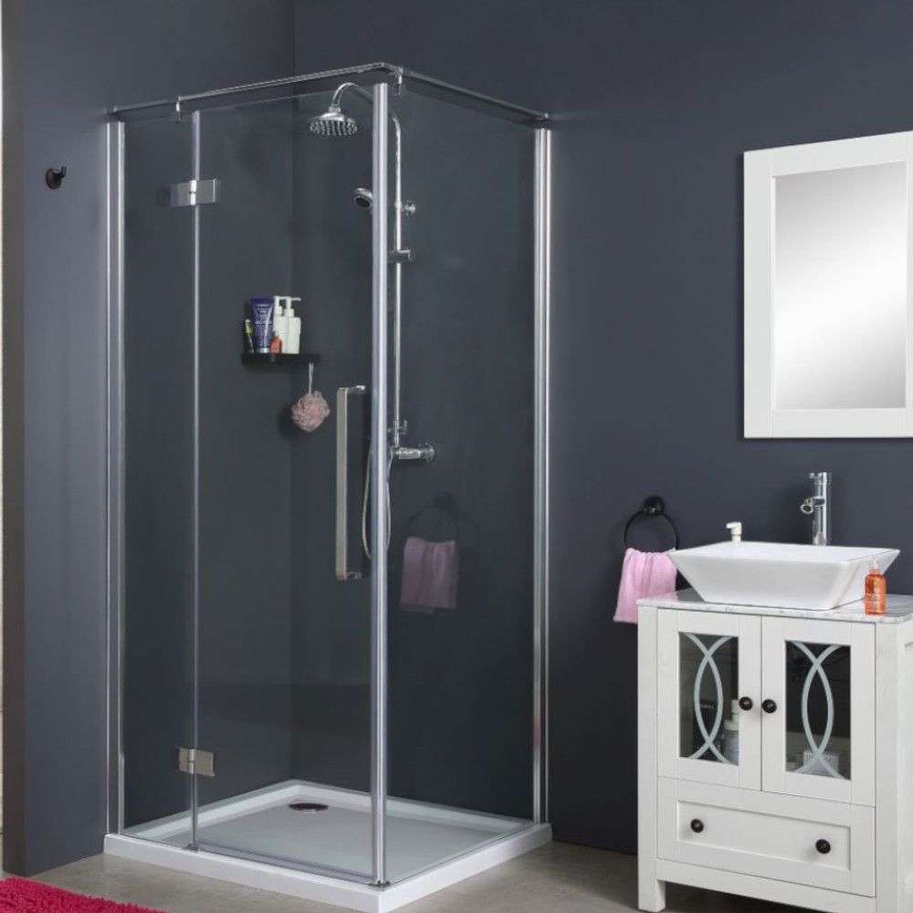 Sea-Horse Creative kabina prysznicowa 90x90 cm prostokątna chrom połysk/szkło przezroczyste BKP248TL