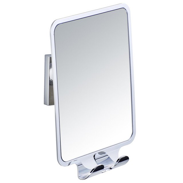 Wenko VL Quadro lusterko kosmetyczne 14x19,5 cm prostokątne srebrny 22693100 - Wysyłka w 24h