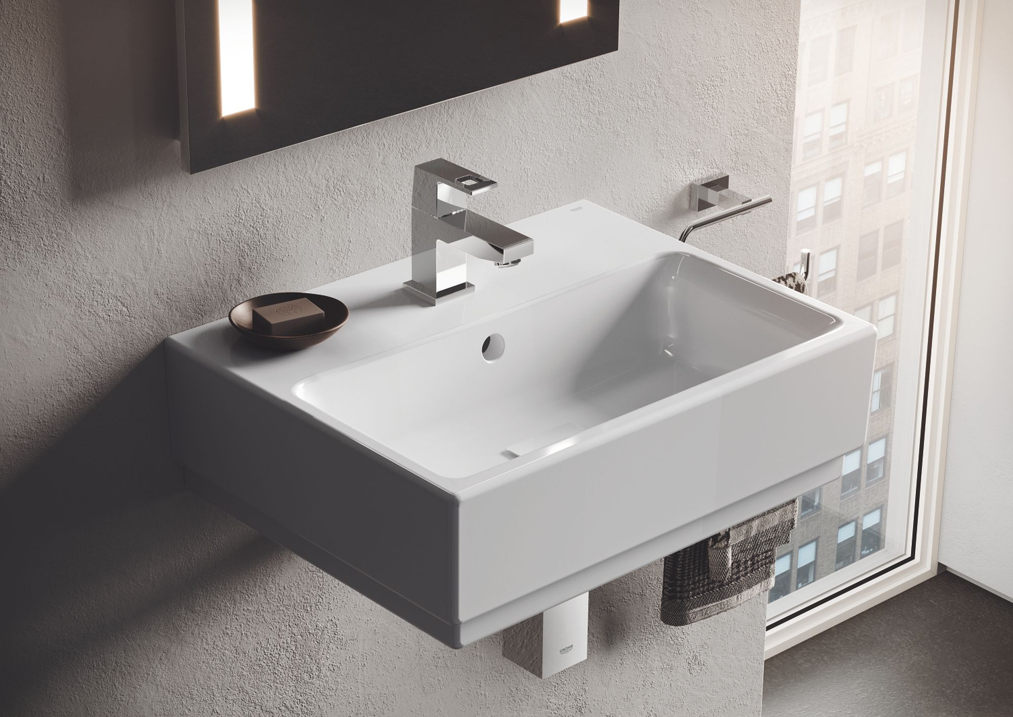Grohe Cube Ceramic umywalka 45x35 cm ścienna PureGuard biała 3948300H - Wysyłka w 24h