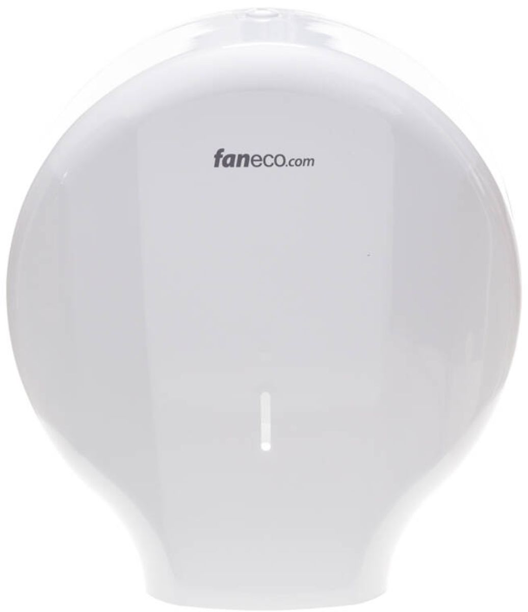 Faneco Zen S pojemnik na papier toaletowy Jumbo biały LCP0204B