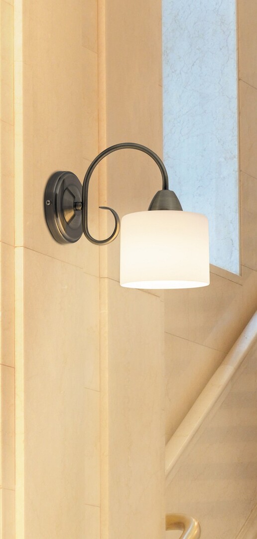 Rabalux Edith kinkiet 1x60W mosiądz/biały 7274 - Wysyłka w 24h