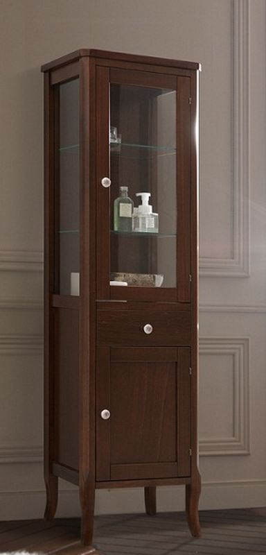 Kerasan Retro szafka boczna 160,5 cm wysoka stojąca orzech 731540