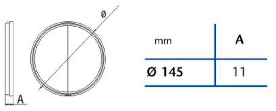 Cata zawór zwrotny do wentylatorów 15 cm 01930600