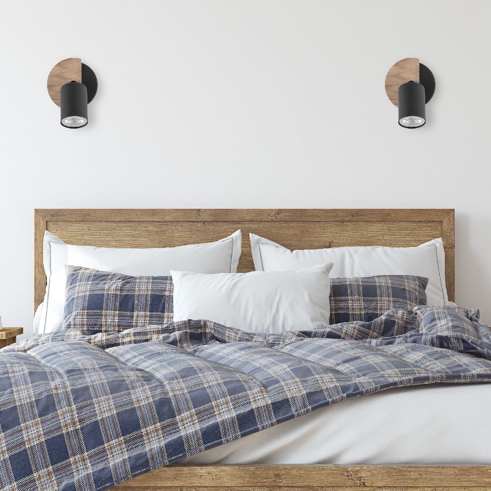 TK Lighting Cover lampa podsufitowa 1x10 W czarna 4673