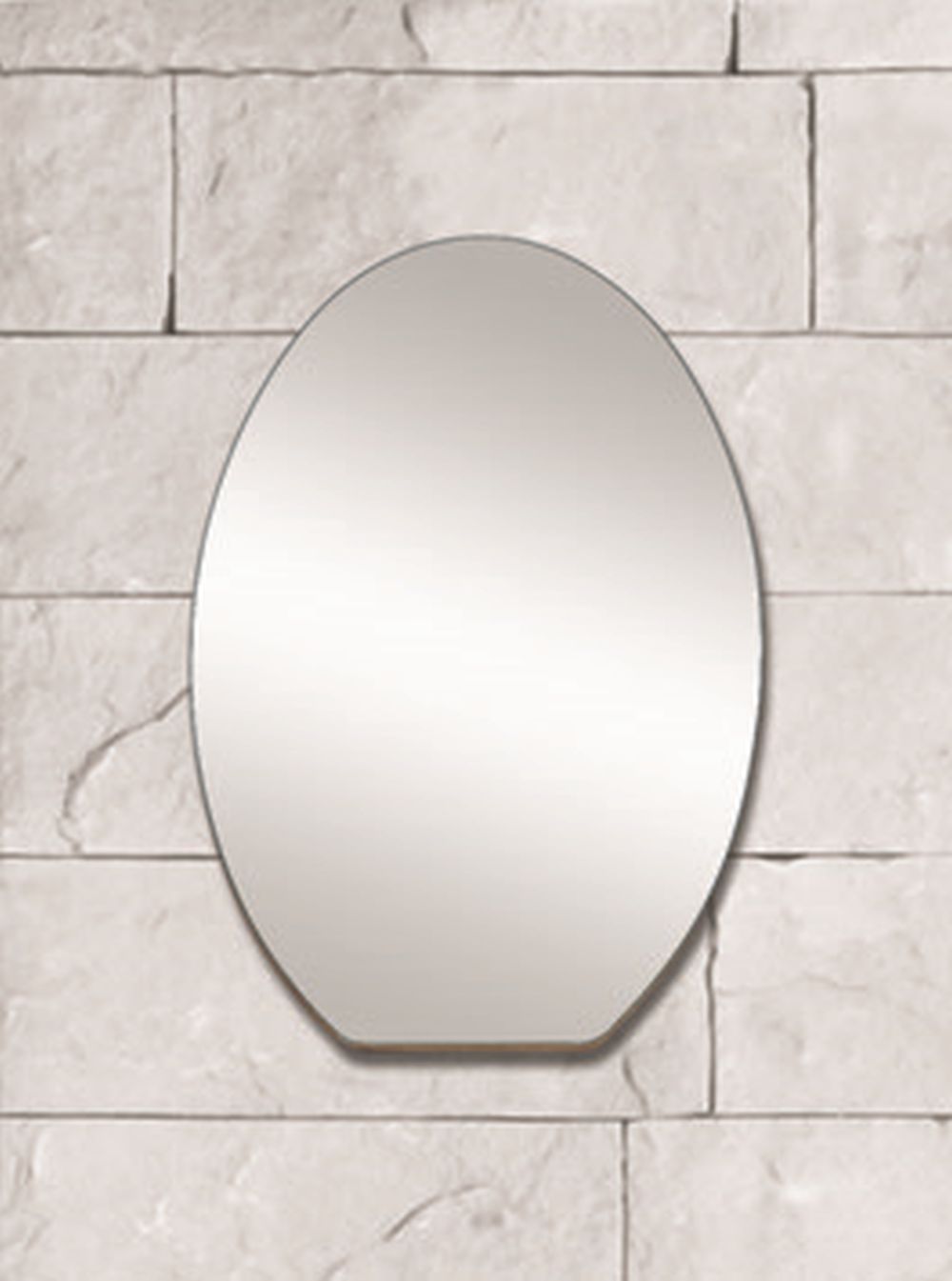 Kleine Wolke Mirror lusterko kosmetyczne 15x21 cm owalne drewno 5883202886