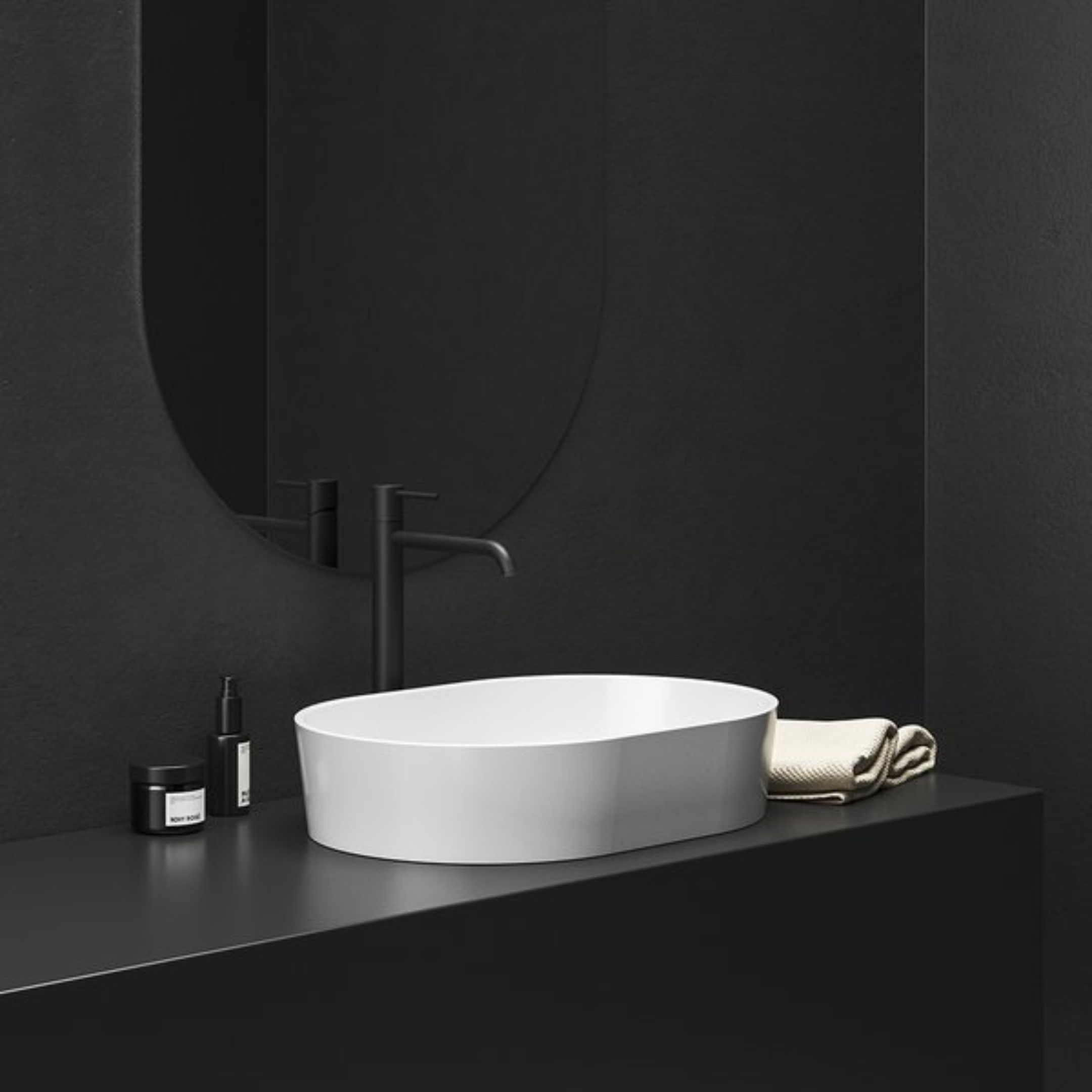 Ravak Espirit bateria umywalkowa stojąca czarna X070406