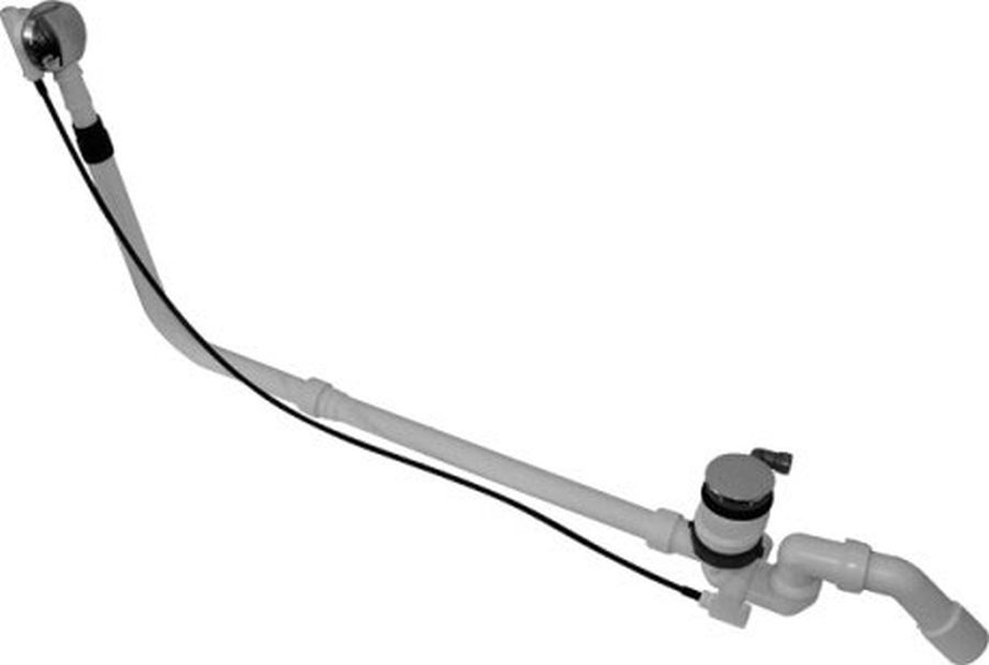 Duravit zestaw przelewowo-odpływowy z napełnianiem wody Quadroval chrom 791226000001000