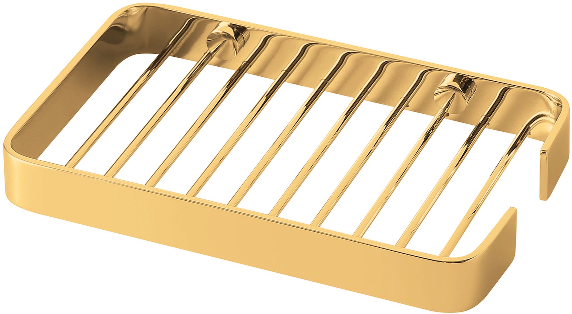 Stella koszyk łazienkowy ścienny złoty połysk 16.041-G