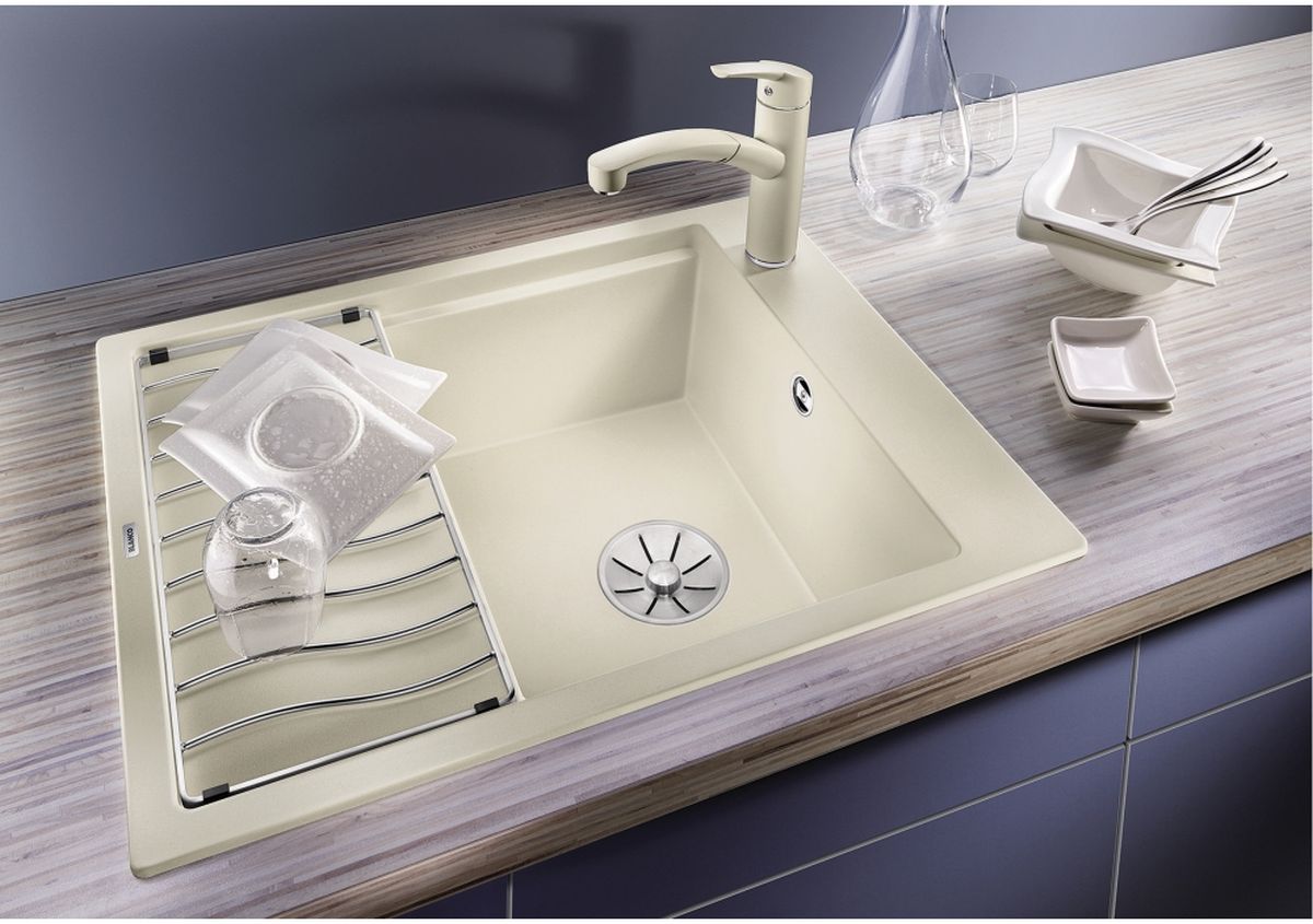 Blanco Elon 45 S zlewozmywak 65x50 cm z Silgranit PuraDur czarny 525880