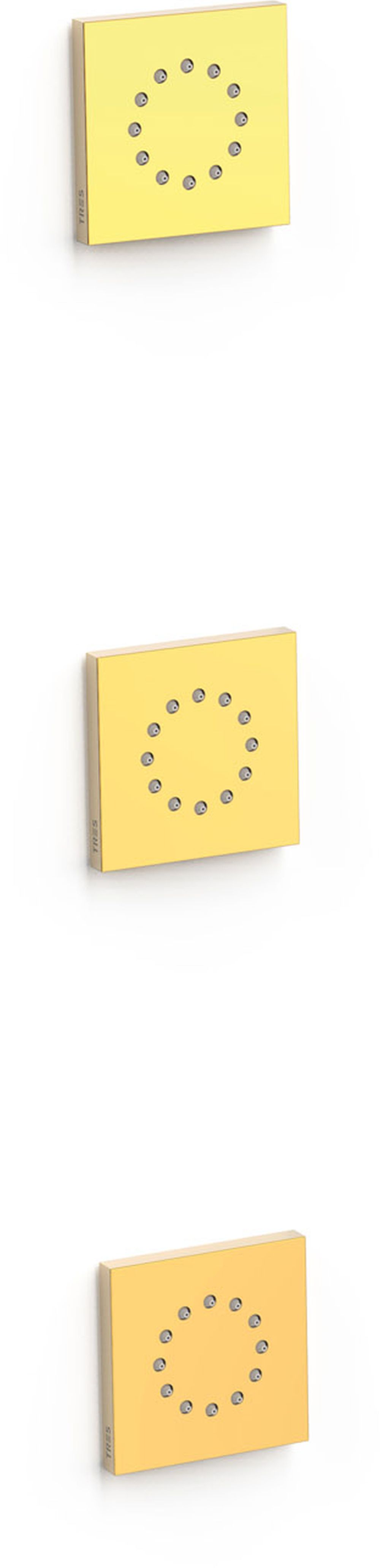 Tres Selection dysza prysznicowa z hydromasażem złota 13451501OR