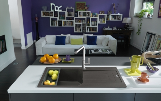 Franke Urban zlewozmywak granitowy 100x50 cm łupkowy szary 114.0716.366