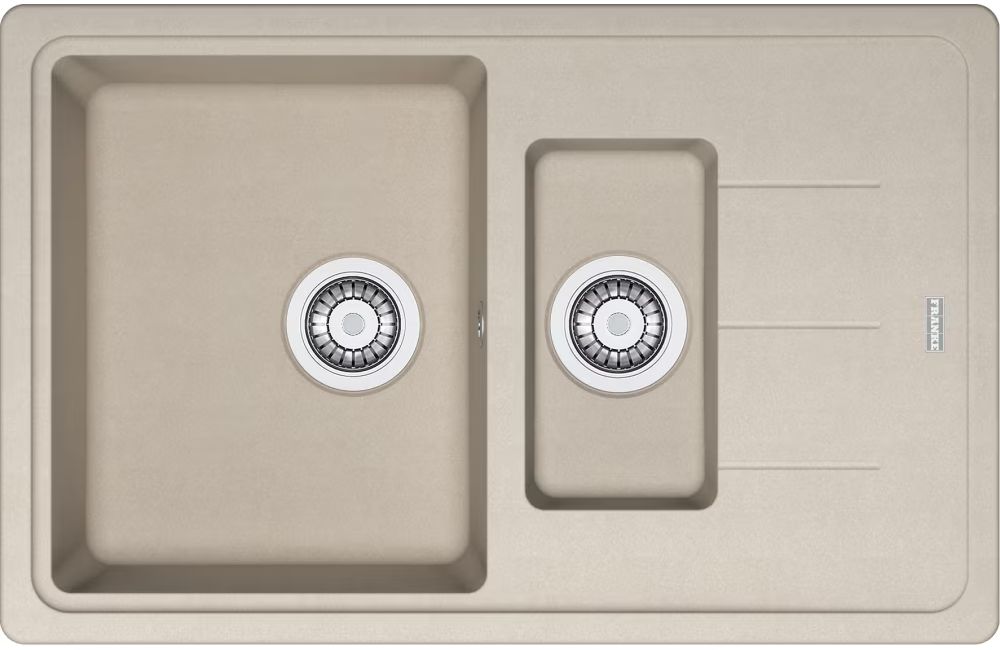 Franke Basis zlewozmywak granitowy 78x50 cm beżowy 114.0676.278