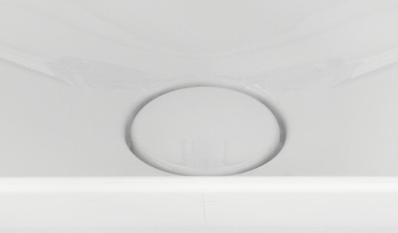 CeraStyle Lal zaślepka ceramiczna odpływu biała ZC-0008