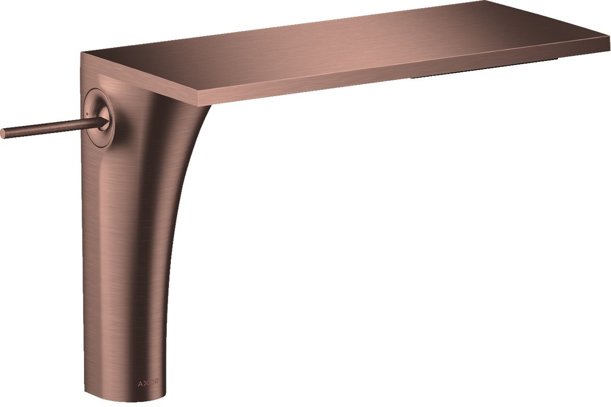 Axor Massaud bateria umywalkowa stojąca czerwone złoto szczotkowane 18020310