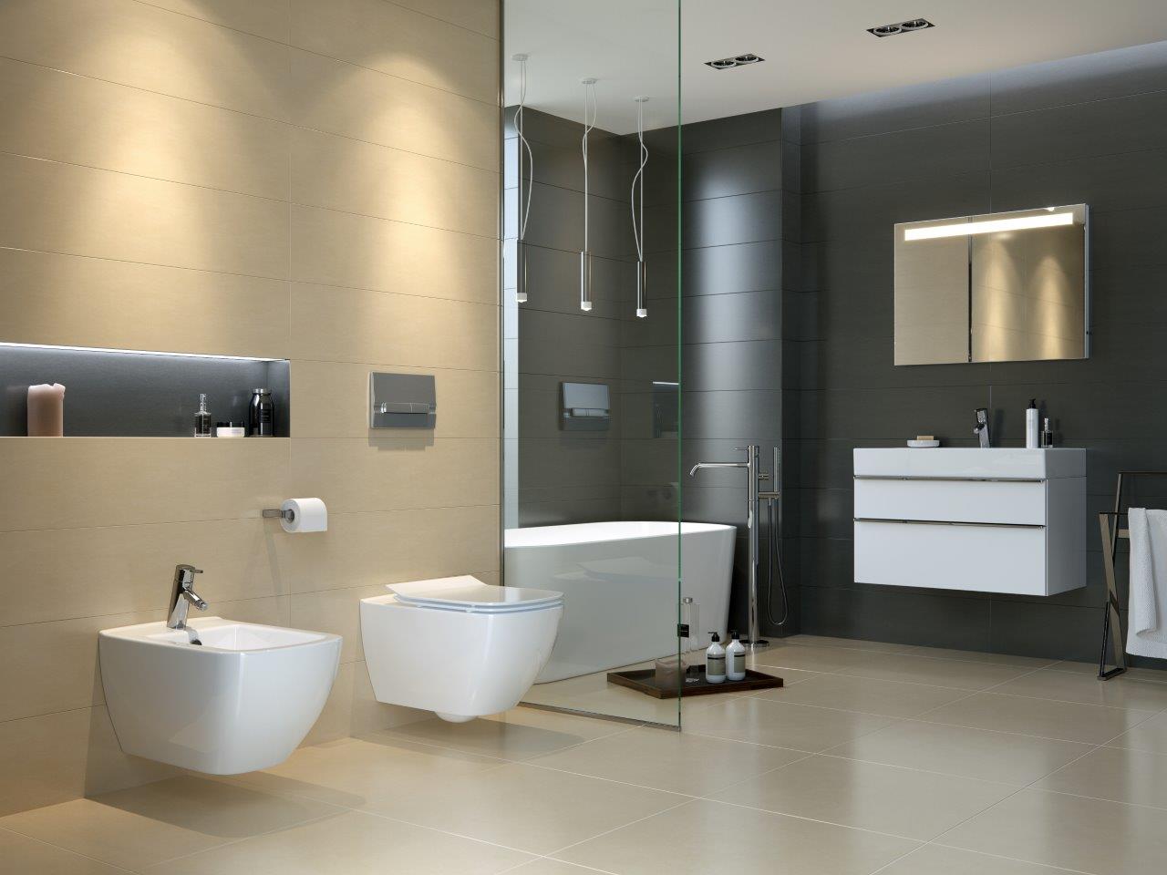 Zestaw Cersanit Virgo miska WC wisząca CleanOn z deską wolnoopadającą biały S701-427 - Wysyłka w 24h