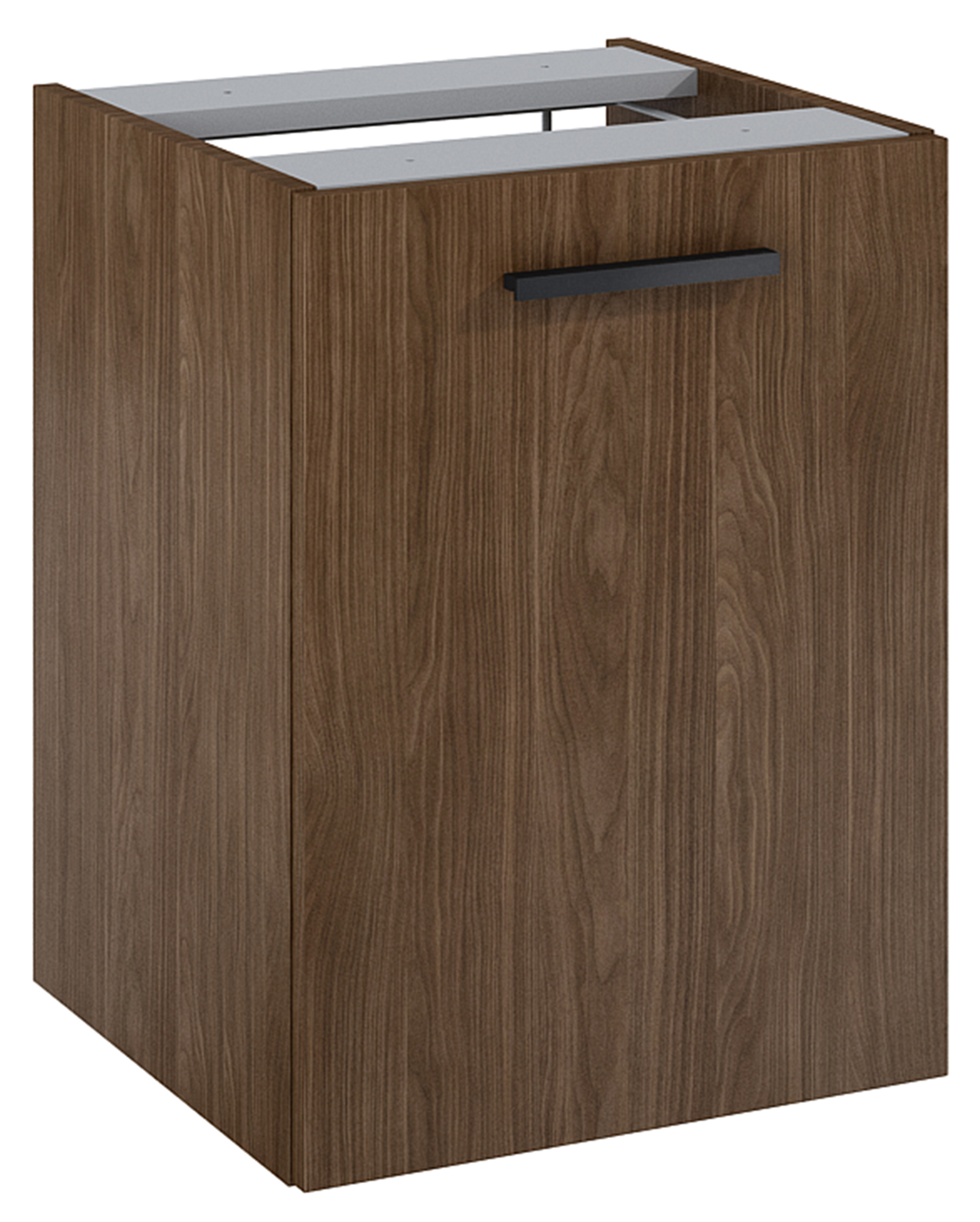 Roca Kwadro szafka 39,8x38,4x53 cm boczna wisząca orzech A857973540