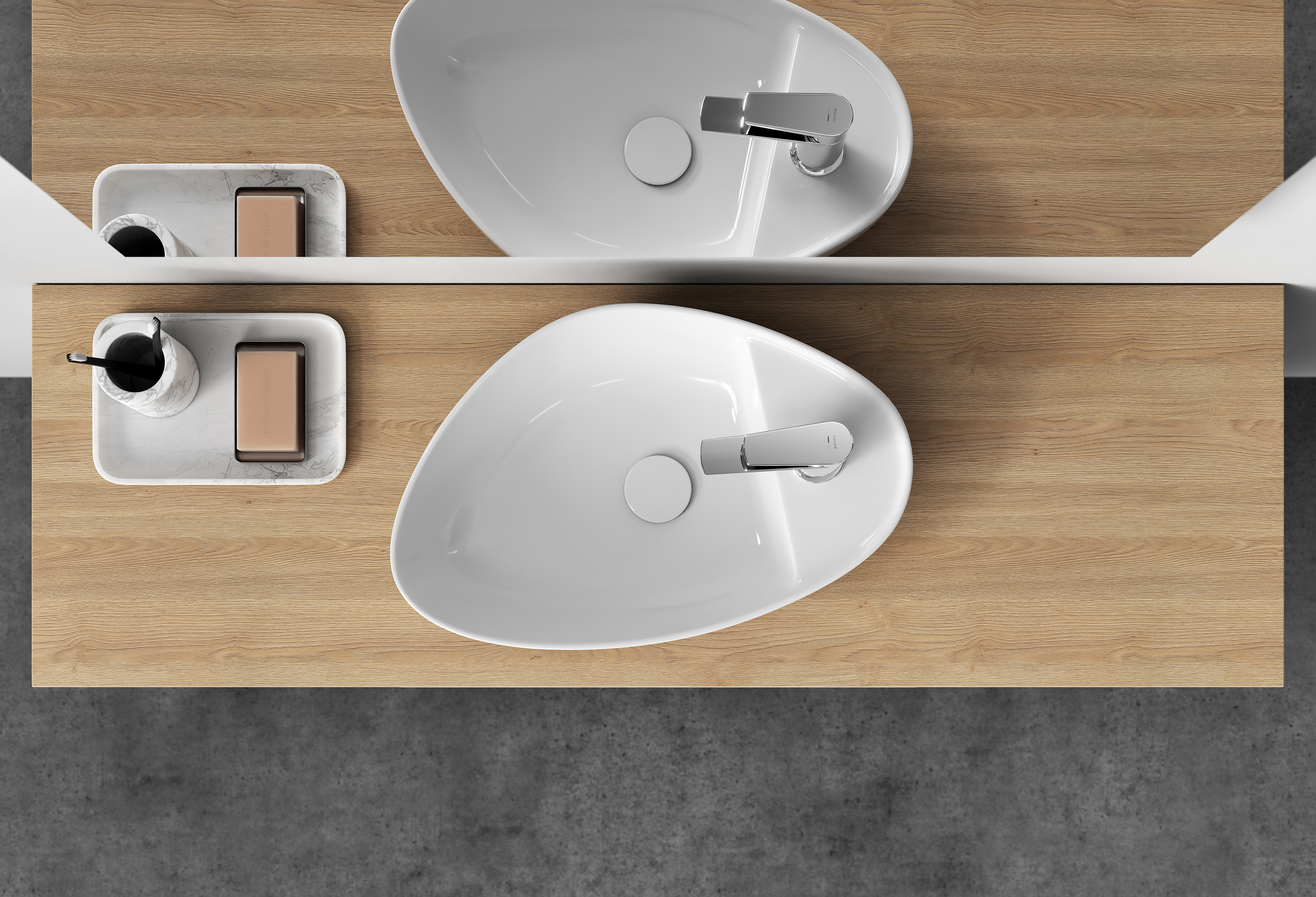 Cersanit Moduo umywalka 55x35,5 cm nablatowa biała K116-155 - Wysyłka w 24h