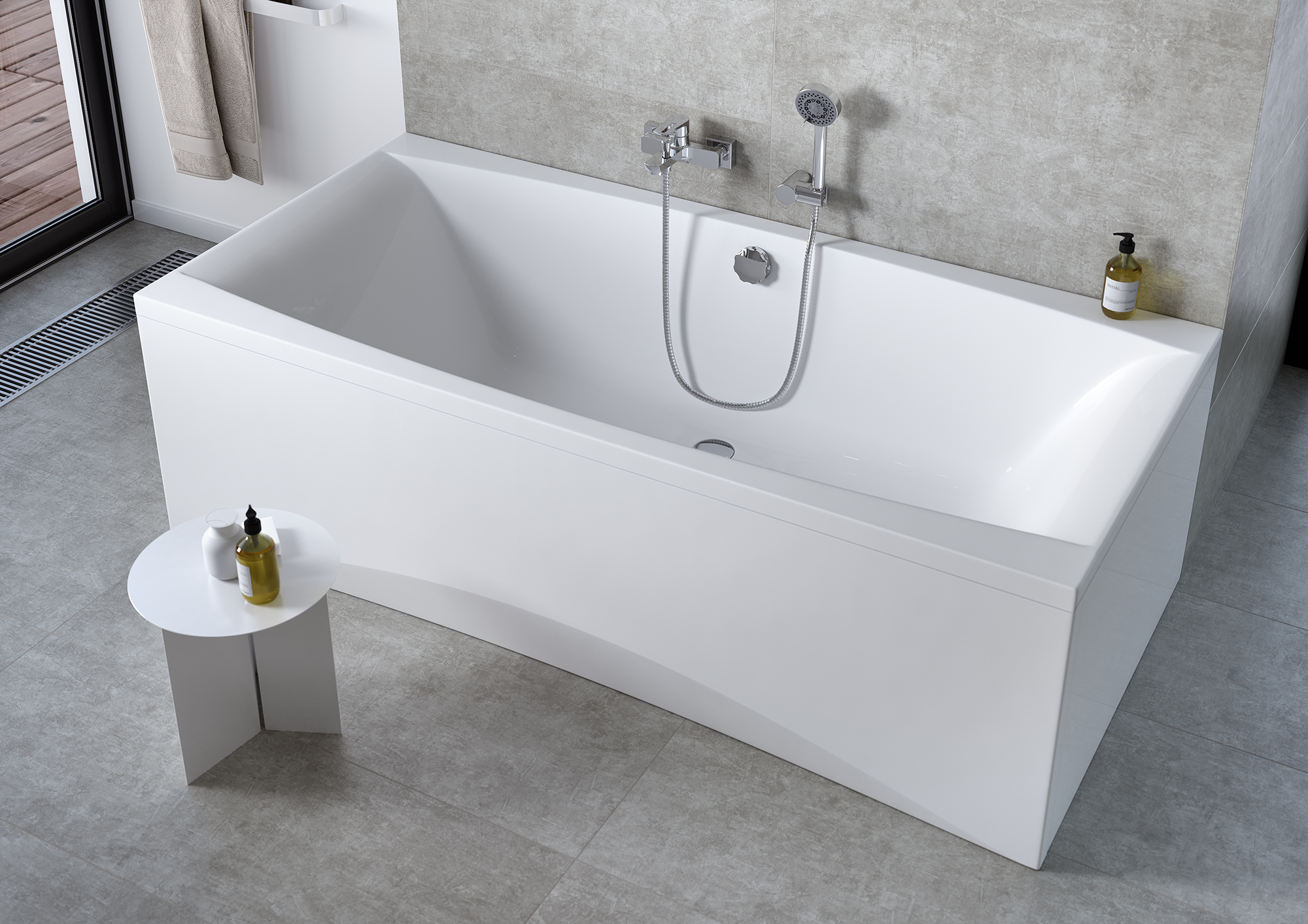 Cersanit Virgo wanna prostokątna 190x90 cm biała S301-221 - Wysyłka w 24h