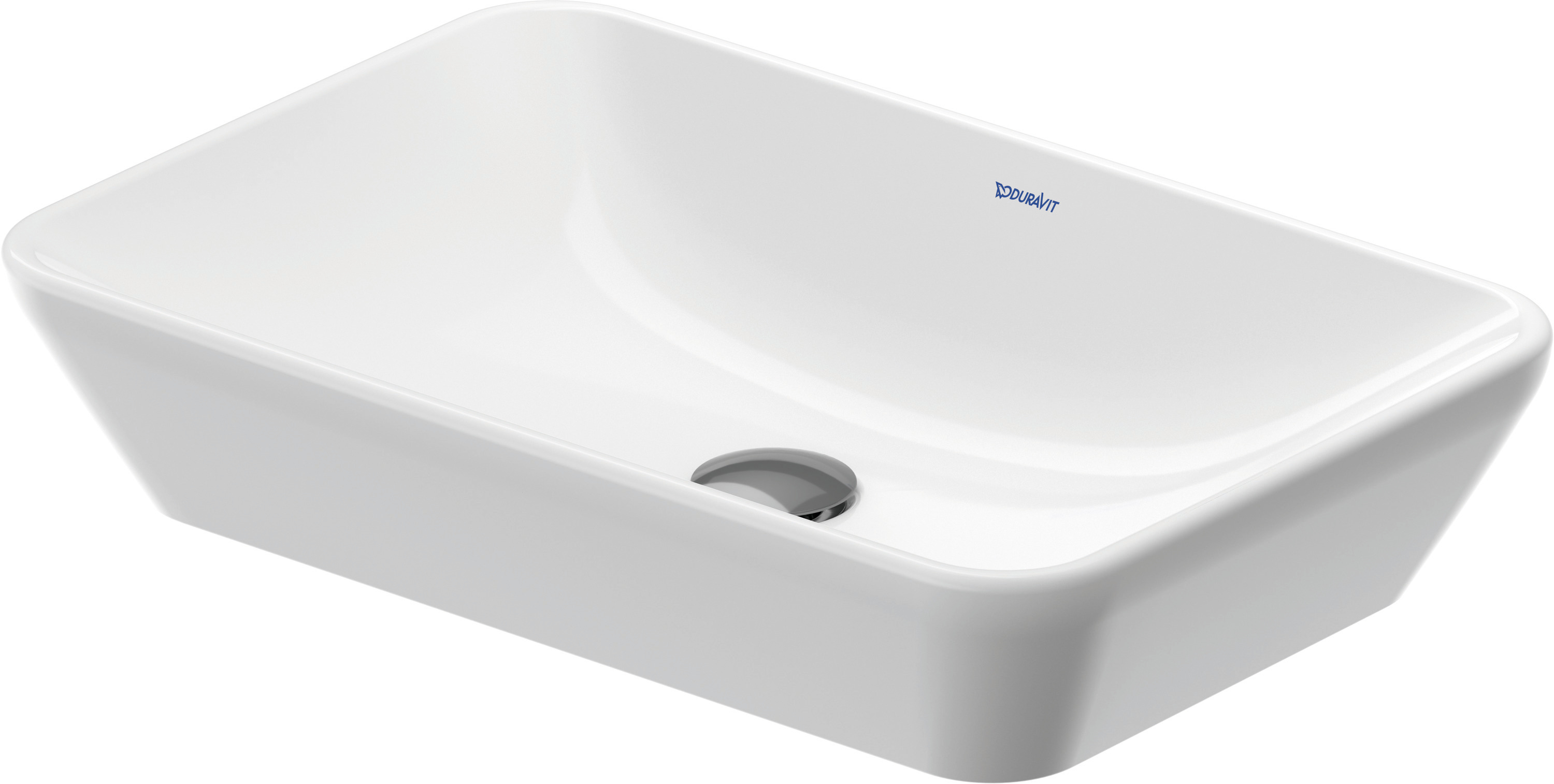 Duravit D-Neo umywalka 60x40 cm prostokątna nablatowa biała 2397600070 - Wysyłka w 24h