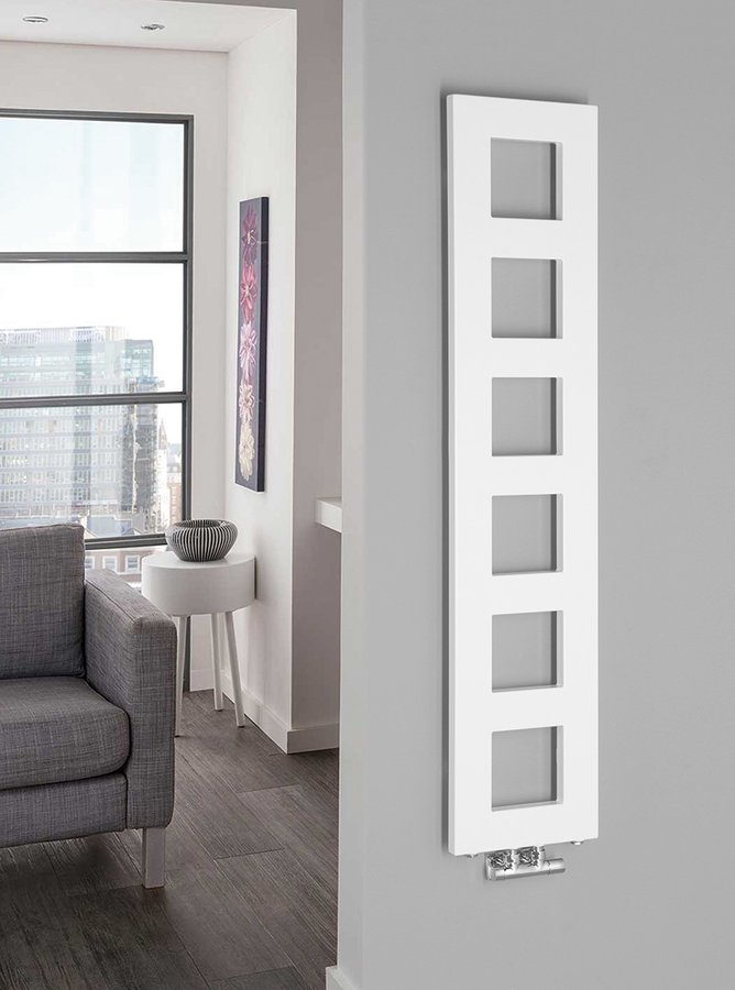 Sapho Block grzejnik łazienkowy 28x133 cm biały mat IR183